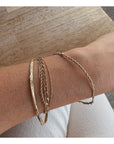 Heirloom Gold Rib Bangle