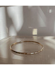 Heirloom Gold Granular Bangle