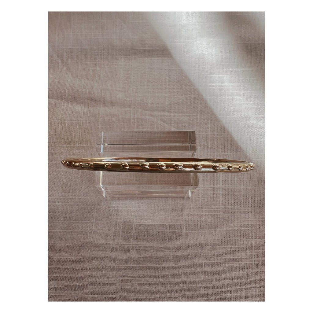 Heirloom Gold Granular Bangle