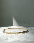 Heirloom Gold Rib Bangle