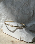 Heirloom Gold Rib Bangle