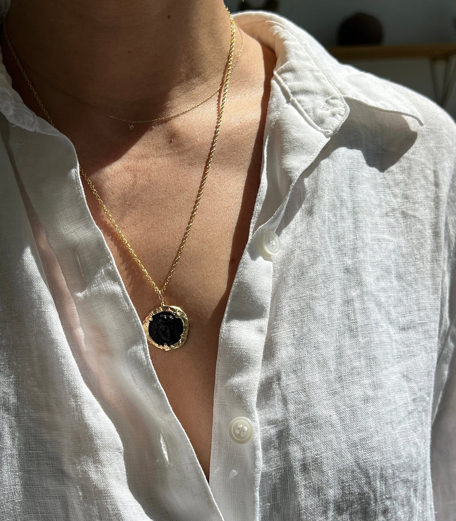 Heirloom Roman Intaglio Necklace