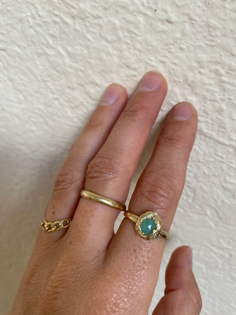 Heirloom Isles Emerald Nugget Ring