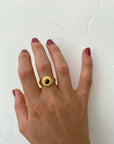 Tiger’s Eye Beam Ring