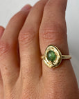 Heirloom Astra Emerald Nugget Ring